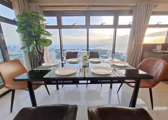 Upscale 2br -93sqm -pet -free Parking -picc,moa,wtc,ccp,airport Apartamento *