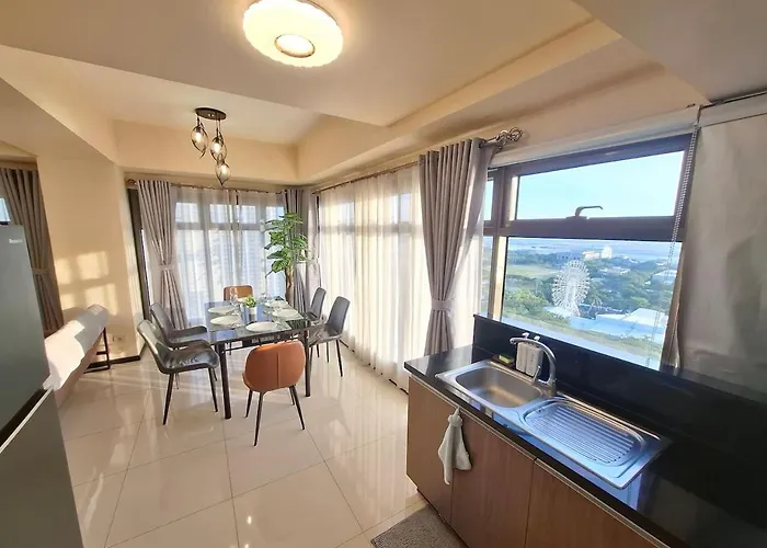 Upscale 2br -93sqm -pet -free Parking -picc,moa,wtc,ccp,airport Apartamento
