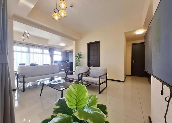 Upscale 2br -93sqm -pet -free Parking -picc,moa,wtc,ccp,airport Apartamento *